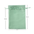 thumbnail image 3 of Bolsas de organza QIANF, color verde salvia, 15 x 15 cm, para regalos de boda, 20 unidades, 3 of 6