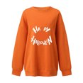 thumbnail image 3 of Ichuanyi Liquidación Mujeres Classic Halloween Impresión de estampado Canneco de manga larga Tops de sudadera suelta ICHUANYI WER202308181586, 3 of 4