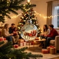 thumbnail image 7 of 1pc Clear Plastic Christmas Story Ball Ornament, Old Fashioned Scene Pendant for Tree Hanging Decor, Holiday Decor 3in, 7 of 7