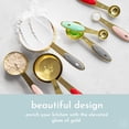 thumbnail image 4 of Styled Settings Gold Stainless Steel Measuring Cups and Spoons Set, 4 of 6