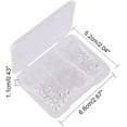 thumbnail image 6 of 120pcs 6 Sizes 3mm-8mm Clear Cubic Zirconia Stone Loose CZ Stones Faceted Cabochons, 6 of 6