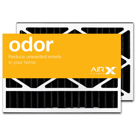 AIRx Filters Odor 16x25x5 Air Filter MERV 8 Replacement for Air Bear Trion 229990-105 255649-105 259112-105 455602-119 to Fit Media Air Cleaner Cabinet 455602-625 455602-627 Air Bear, 2-Pack