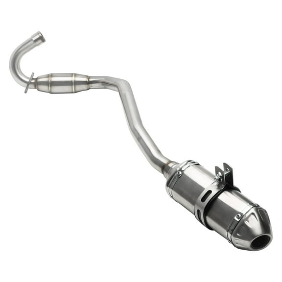 38mm 1.5" Racing Exhaust Pipe and Muffler Full System for CRF70F CRF70 XR70 CRF 70 Motorcycle Dirt Pit Bikes 70cc 90cc 110cc 125cc 140cc 150cc SSR Apollo RFZ 140 Thumpstar Taotao DB17