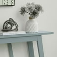 thumbnail image 5 of Kings Brand Furniture - Console Table, Narrow Sofa Table with Storage Shelf for Hallway, Front Hall, Entryway, Living Room (Ice Blue), 5 of 6