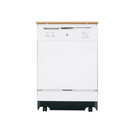 GE GSC3500DWW - Dishwasher - freestanding - width: 24.9 in - depth: 27 in - height: 36.4 in - (Best 24 Portable Dishwasher)