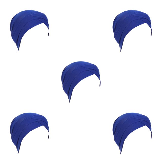 Sonducket Mujeres Turbante Gorras Casual Cómodo Elástico Pañuelo en la cabeza A prueba de polvo Elástico Mujer Musulmana Sombreros Inicio Type2 NO2