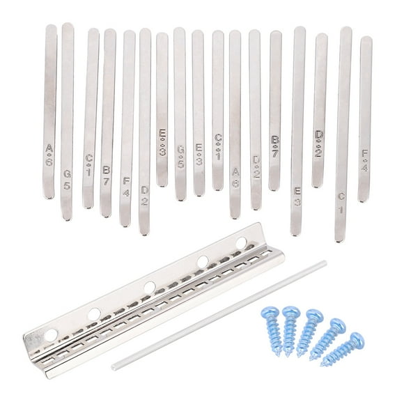 Teclas Kalimba NikouMX 17 notas acero inoxidable