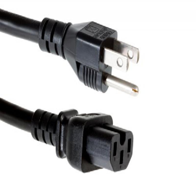 15A/125V NEMA 5-15P to IEC-60320-C15 14 AWG 2 ft CablesAndKits Heavy Duty AC Power Cord, Cisco P/N CAB-US515-C15-US 5-15P to C15, 15A/125V NEMA 5-15P to IEC-60320-C15 14 AWG 2 ft CablesAndKits Heavy Duty AC Power Cord, Cisco P/N CAB-US515-C15-US 5-15P to C15,