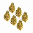 thumbnail image 2 of Lot de 6 pompons de pom-pom girl, accessoires de danse et de sport (dorés), 2 of 4