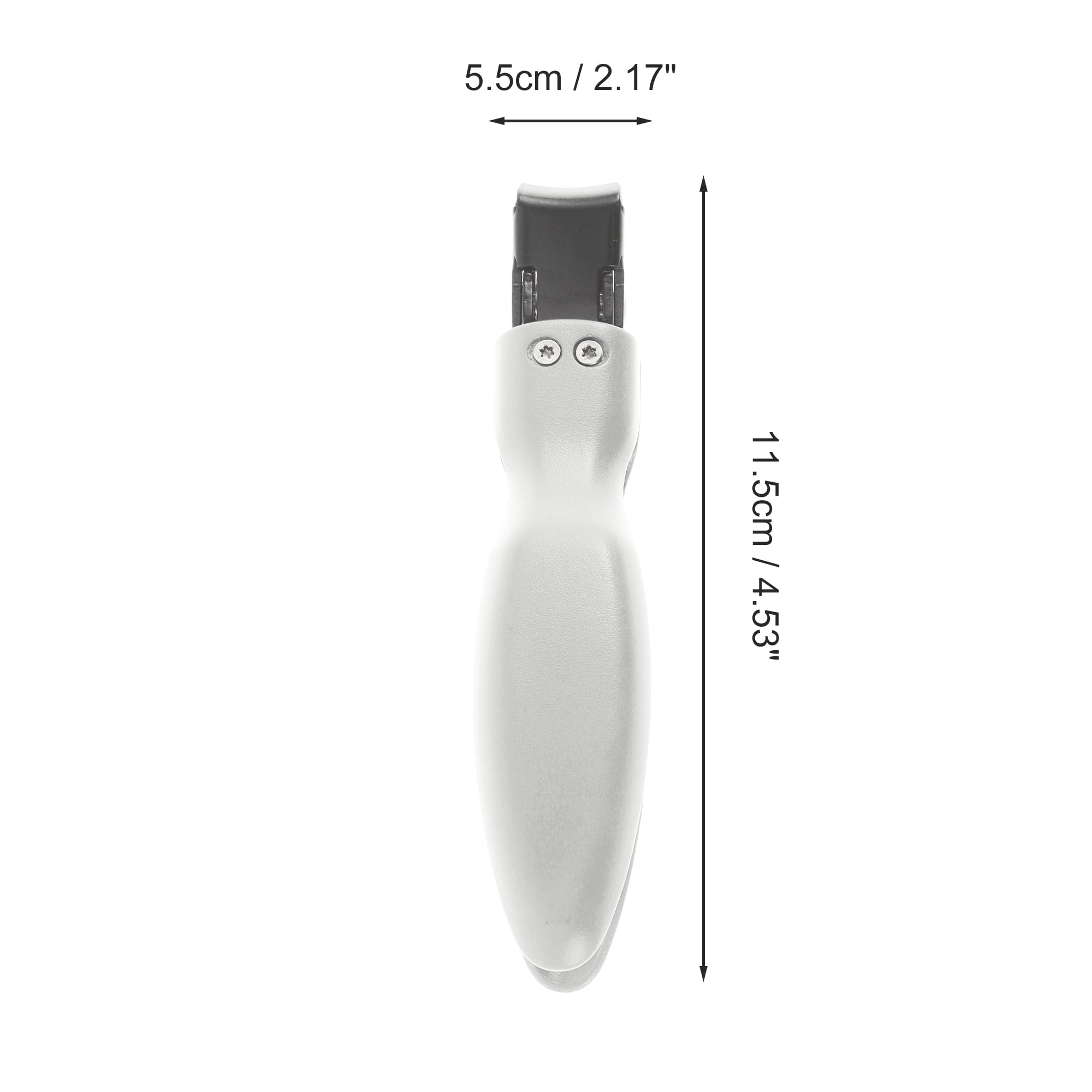 Unique Bargains Portable Wide Opening Nail Clipper for Women for Men 1 Pc White