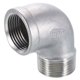 thumbnail image 1 of Adaptador roscado hembra a macho Uxcell de accesorio de tubería fundido NPT 1 x NPT 1, 1 of 7