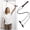 Black, variant on Adjustable Shoulder Arm & Back Exercise Rope with Pulley System, 78.74inch-98.43inch Length, Portable Fitness Equipment for Post-Surgery Recovery, Durable PVC & Nylon Material, Black