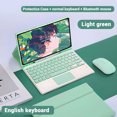 thumbnail image 1 of Samsung Tablet Cover Keyboard For Samsung Galaxy Tab A8 10.5 A7 S6 Lite Tablet Cover For Samsung Tab 10.4 S7 FE S8 Plus Case English Package 2 S7 FE S8 Plus 12.4in, 1 of 6