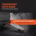 thumbnail image 4 of Camco 39004 Rhino Portable 28 Gallon RV Waste Tank Holding Hose and Accessories, 4 of 10
