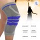 thumbnail image 2 of Protector de rodilla transpirable y caliente con almohadilla de silicona amortiguadora para deportes al aire libre (gris L), 1 unidad, 2 of 2