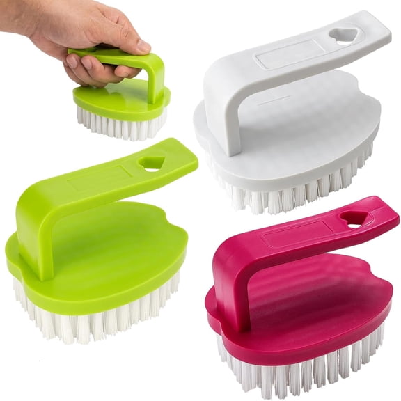 Yhmxh Vegetable Scrubber Brush, Fruit and Potato Scrubber Brush, Vegetable Brush Scrubber for Food, Veggie Wash Brush with Stiff Bristles Vegetable Cleaner Brush for Fruits, Potatoes, Carrots