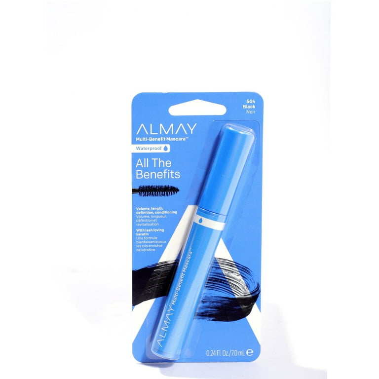 Almay One Waterproof Black 0.24 oz (Pack of 4) - Walmart.com