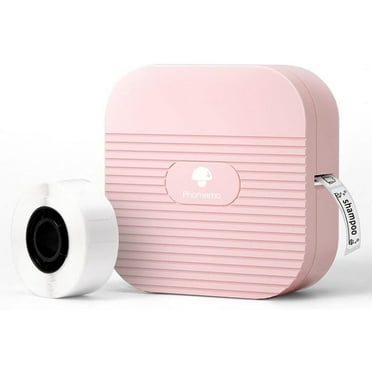 Q31 Experience Effortless Labeling with the Mini Bluetooth Portable Sticker Printer - Inkless Thermal Printing for Professional Results Easy to Use Compatible with iOS/Android（Pink）