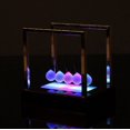 thumbnail image 6 of XUYAN Newtons Cradle LED Light Up Kinetic Energy Home office Science Toys Home Decor for Home, office Decoration, Stress Relief, Fun Science Fidget Accessories, 6 of 7