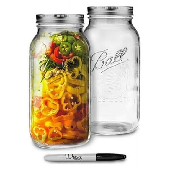 ell Brands Distribution  0.5 gal Super Wide Mouth Mason Jar - Pack of 2