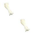 thumbnail image 2 of Cordones de gamuza sintética Wosthever Cuerda de encaje de cuero Suministros de artesanía Beige 2Conjunto, 2 of 6