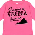 thumbnail image 4 of Inktastic Someone in Virginia Loves Me Boys or Girls Long Sleeve Toddler T-Shirt, 4 of 5