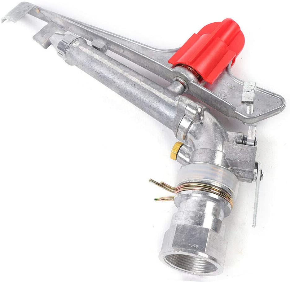 MONIPA 1.5 Inch Garden Sprinkler 360° Adjustable Watering Sprinkler Large Area Coverage Agricultural Irrigation Sprinkler Zinc Alloy Lawn Sprinkler