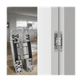 6Inch Door Hinges Zinc Alloy Invisible Hinge, 3Way Adjustable Butt