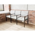 thumbnail image 5 of Pemberly Row Waiting Reception 3 Seat Tandem Seating Wood Frame in Gray, 5 of 5
