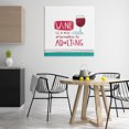 thumbnail image 4 of Stupell Industries Eclectic Funny Wine Phrase Canvas Art, 36 x 36, by Courtney Morgenstern, 4 of 8