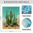 thumbnail image 3 of Diamond Art Kit for Adults, Desert Cactus Blooming Scene Diamond Painting for Adults Beginners, DIY Diamond Art Painting Kits, 5D Diamond Painting Crafts for Home Decor 12x16 Frameless, 3 of 7