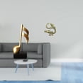 thumbnail image 2 of Escultura de nota de resina, figura musical creativa, adorno de mesa, adorno de latón para té, mascota, centro de mesa para escritorio, chimenea, dorm, 2 of 8