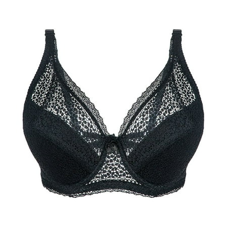 Tuosodrolic Women s Underwire Bra Lace Push Up Bralette See Through Minimizer Bra Supportive Bras Comfy Everyday Bra