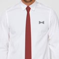 thumbnail image 4 of Pale Wine Tie Premium Mens Classy Gabardine Matt Merlot Necktie Tuxedo Claret Red Solid Color Corbatas (David's Chianti, Standard 2.75"), 4 of 6