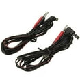thumbnail image 3 of (4 pack) 2 PCS Standard 45" Lead Wire compatible with most TENS, EMS and IF units, 3 of 6