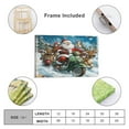 thumbnail image 2 of Canvas Prints Santa Claus And Reindeer Riding Motorcycle Canvas Prints Wall Art Modern Pictures Artwork Christmas Decorations Wall Art for Bathroom 24x36inch Canvas Wall Art for Bedroom Framed, 2 of 8