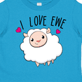 thumbnail image 4 of Inktastic I Love Ewe- cute sheep Boys or Girls Toddler T-Shirt, 4 of 5