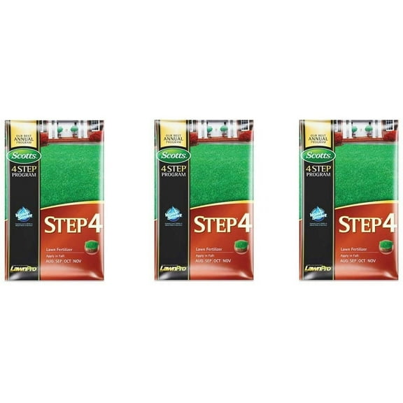 Scotts LawnPro Step 4 Lawn Fertilizer - 12.5 lb. 23622 Pack of 3