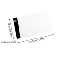thumbnail image 3 of Dsscvnef A4 LED Light Pad Board Tablet Ultrathin Dimmable Portable USB Powered for 5D Painting Art Kits and Craft Projects, 3 of 9