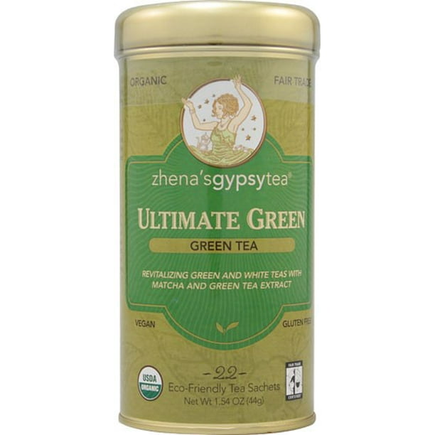 Royal Gypsy Tea Zhenas Gypsy Tea Green Tea, 22 ea