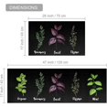 thumbnail image 3 of Kitchen Mat Set of 2 Non Slip Thick Kitchen Rugs and Mats for Floor Comfort Standing Mats for Kitchen, Sink, Office, Laundry, Black, 17"x47"+17"x28", 3 of 6