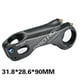 thumbnail image 3 of Vástago de bicicleta de aleación Accesorios para bicicleta ± 17  degree Componentes Piezas 31.8 mm Vástagos de ciclismo Elevador para bicicleta de carretera 90mm negro Macarena  Tallo de manillar de bicicleta, 3 of 8