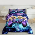thumbnail image 2 of Manfei Cartoon Console Bedding Comforter Set,Modern Video Game Twin Comforter Sets,Countryside Floral Sunflower Bedding Set For Boys Teens,Super Cozy Room Decor Reversible,2 Pieces, 2 of 8