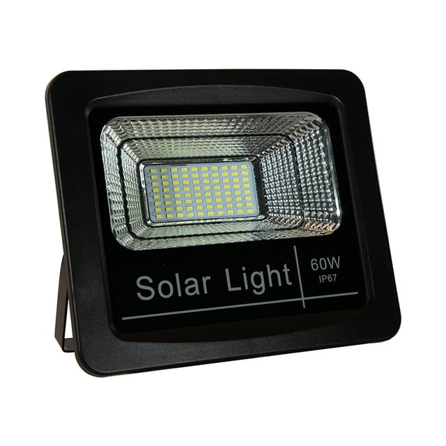 Lámpara Panel Solar Exterior LED 60W 6500K Luz Blanca IP67 Lumimexico General Lighting 20808-2 / Moderno / Lámpara Panel