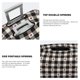 thumbnail image 3 of Balery Black Plaid Heart Funda de equipaje, fundas para maletas, elástica, lavable, protector de maletas, compatible con maletas de 18 a 32 pulgadas-Medium, 3 of 7