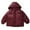 Red, variant on Kids Down Jacket Boys and Girls Winter Coat (2-13 Years), White Duck Down Puffer Jacket, Warm Hooded Parka