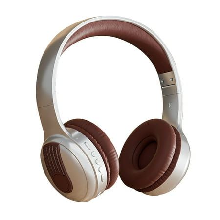 JOGZMZ Wireless Bluetooth Headphones Over Ear with RGB Light and Mic 8 Hours of Use Foldable Headset