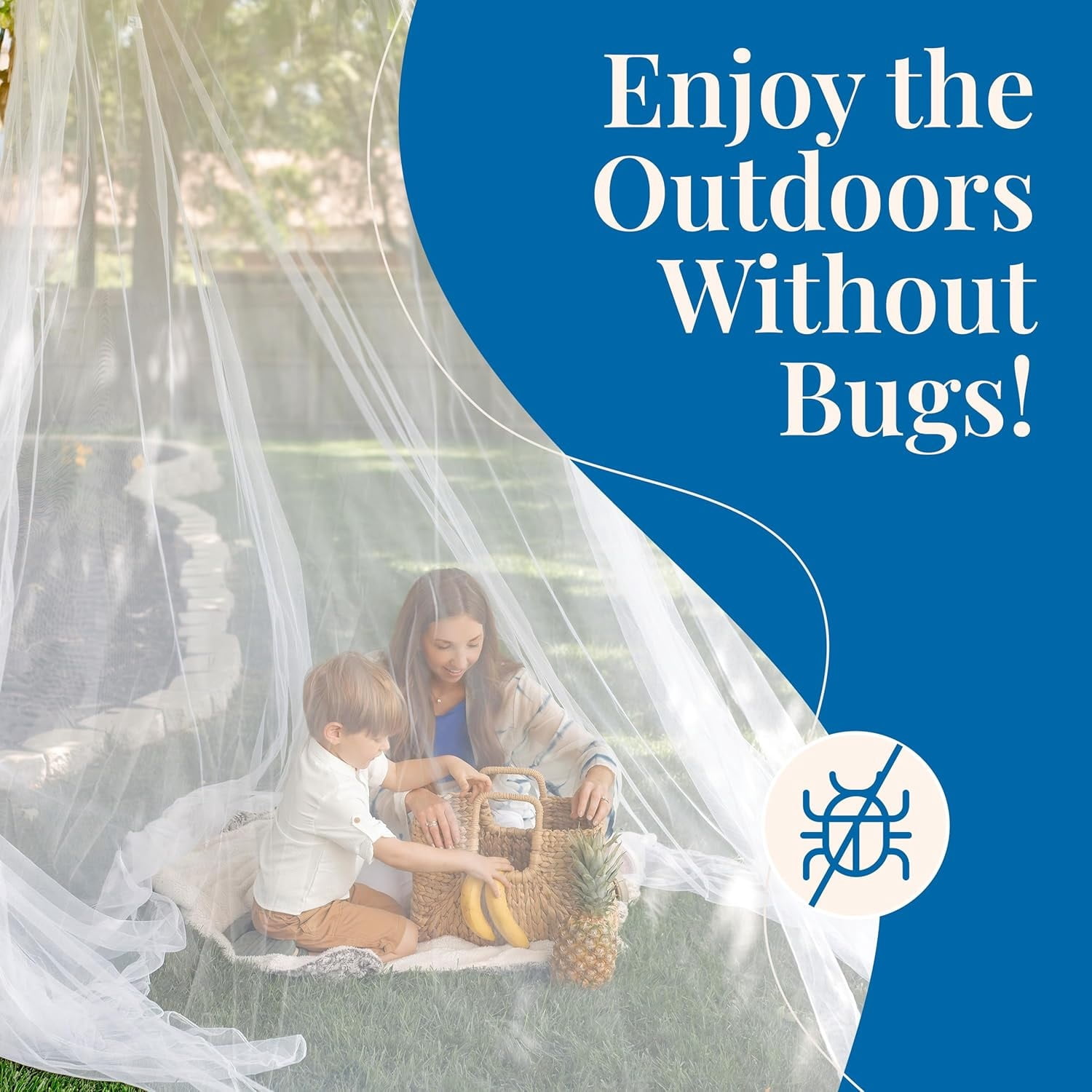 Mosquito Netting for Bed, Extra Large Mosquito Net,Bug Net for Camping, Crib Canopy