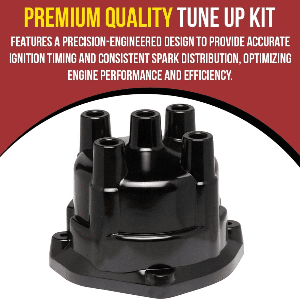 FASWORX 393-9459Q1 Tune-Up Kit Ignition Distributor Cap/Rotor/Condenser, and Points for Mercruiser