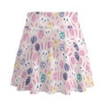 thumbnail image 6 of FUIALDOLG Womens Cute Rabbit Skirts High Rise Athletic Golf Tennis Skorts Built-in Shorts with Pocket Easter Day Theme Active Skirts Workout Casual,XL, 6 of 8